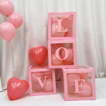 Caja Decoracion Fiestas Ideal Led O Globos Love - Iluminaras - Imagen 2