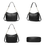 Cartera Bandolera Asa Con Cadena Para Mujer En Cuero Pu - Imagen 13