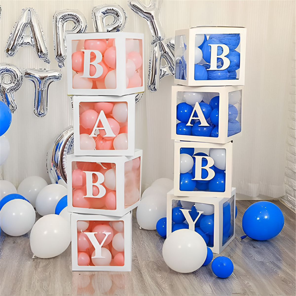 Caja Decoracion Fiestas Ideal Led O Globos Love - Iluminaras - Imagen 6