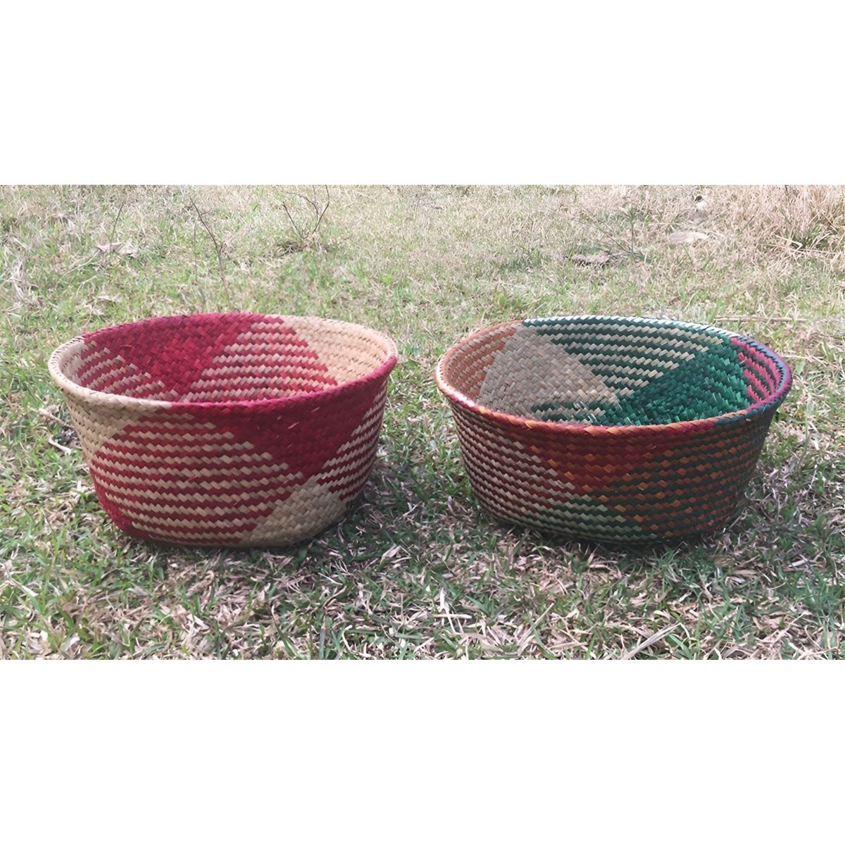 Set X3 Cesto De Fibra Natural Canasto Decoracion Multiuso - Imagen 10