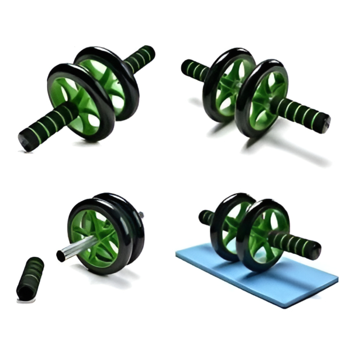 Ejercicio Rueda Doble+minialfombra Abdomen Deporte - Imagen 5