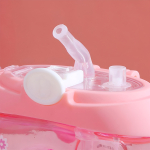 Botella De Agua Infantil Niños Cantimplora 450ml Con Correa - Imagen 2