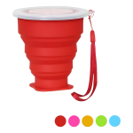 Vaso De Silicona Plegable Con Tapa Libre Bpa - Imagen 21