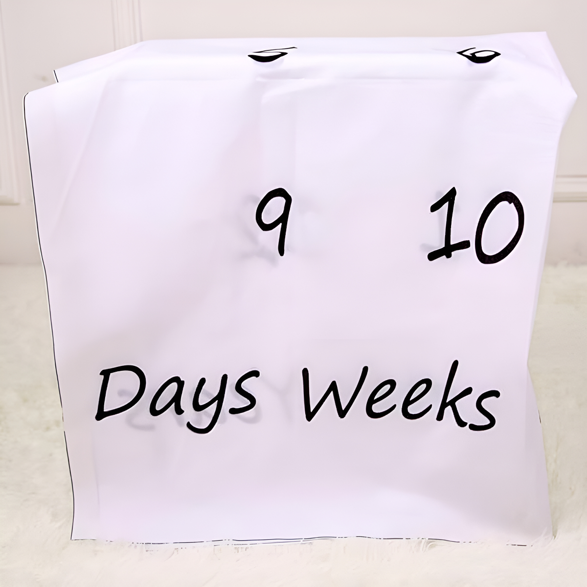 Manta Para Fotografia Recien Nacido Fechas Medidas Meses - Imagen 12