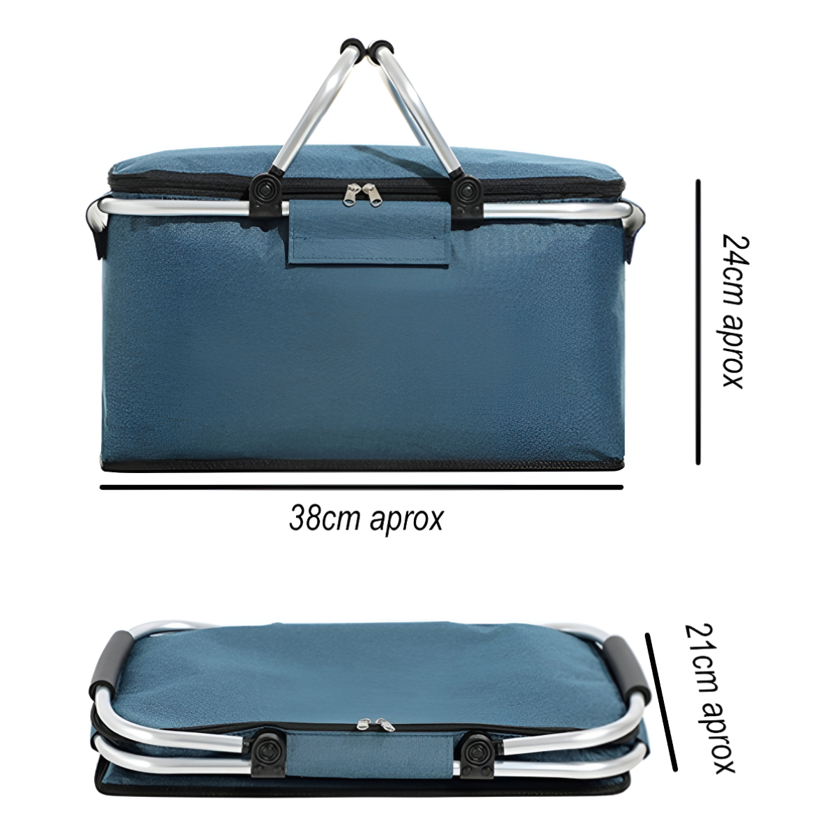 Bolso Conservadora Para Picnic Con Asas Gran Capacidad - Imagen 3