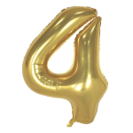 Globos Números Metalizados Dorados Decoración Cumpleaños - Imagen 13