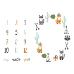 Manta Para Fotografia Recien Nacido Fechas Medidas Meses - Imagen 37