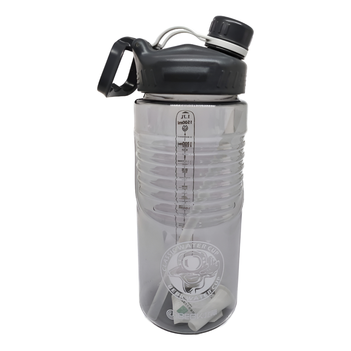 Botella De Agua Deportiva Plastico 1,7l Transparente - Imagen 6