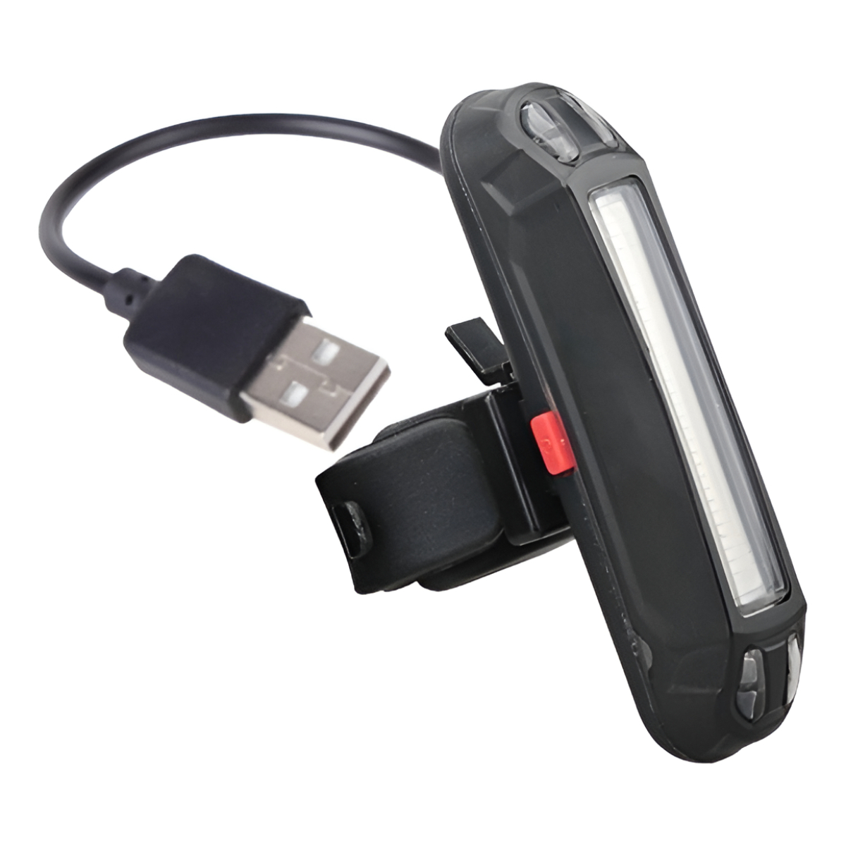 Luz Bicicleta Led Recargable Usb Trasera A Prueba De Agua - Imagen 1