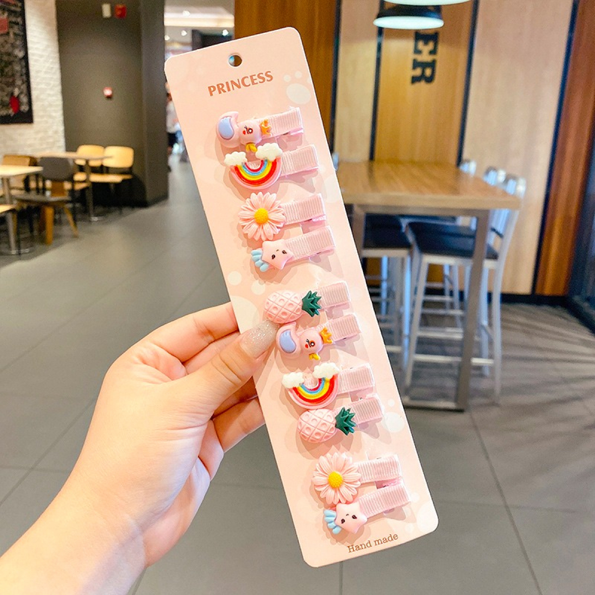 Set X 10 Broches De Pelo Reforzados Con Diseños - Imagen 14