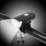 Luz Led Delantera Para Bicicleta Recargable Usb 300lum Agua - Imagen 2