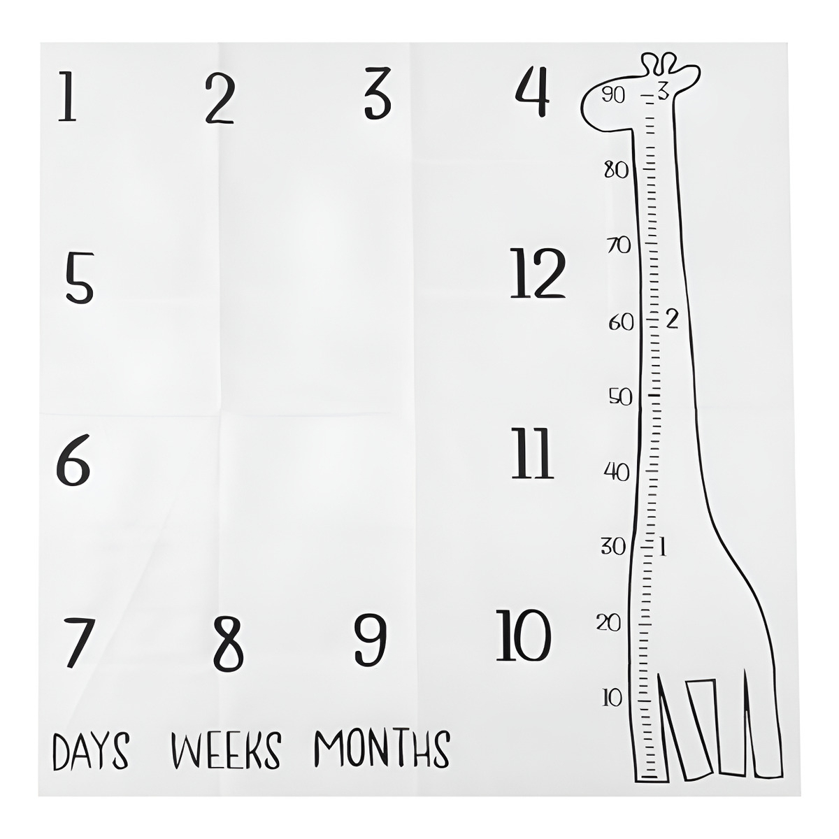Manta Para Fotografia Recien Nacido Fechas Medidas Meses - Imagen 34