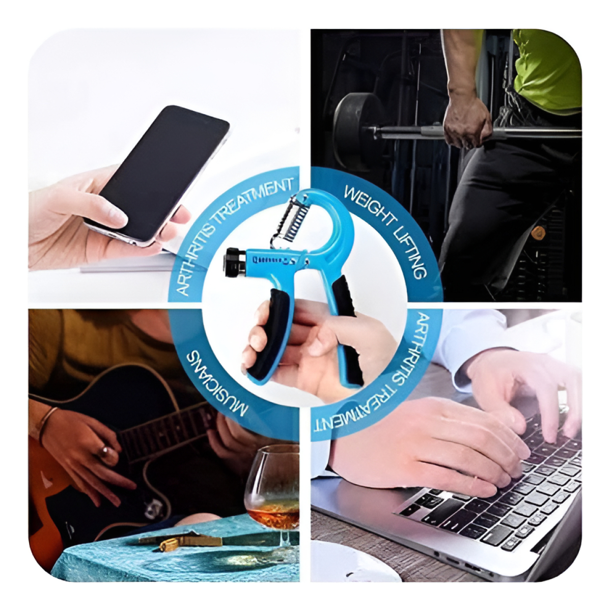 Ejercitador De Manos Hand Grip Regulable C/ Contador - Imagen 15