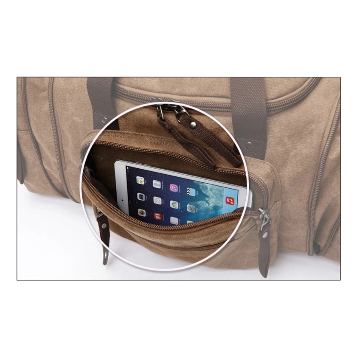 Bolso De Viaje Gran Capacidad Buena Calidad Multi Pocket - Imagen 16