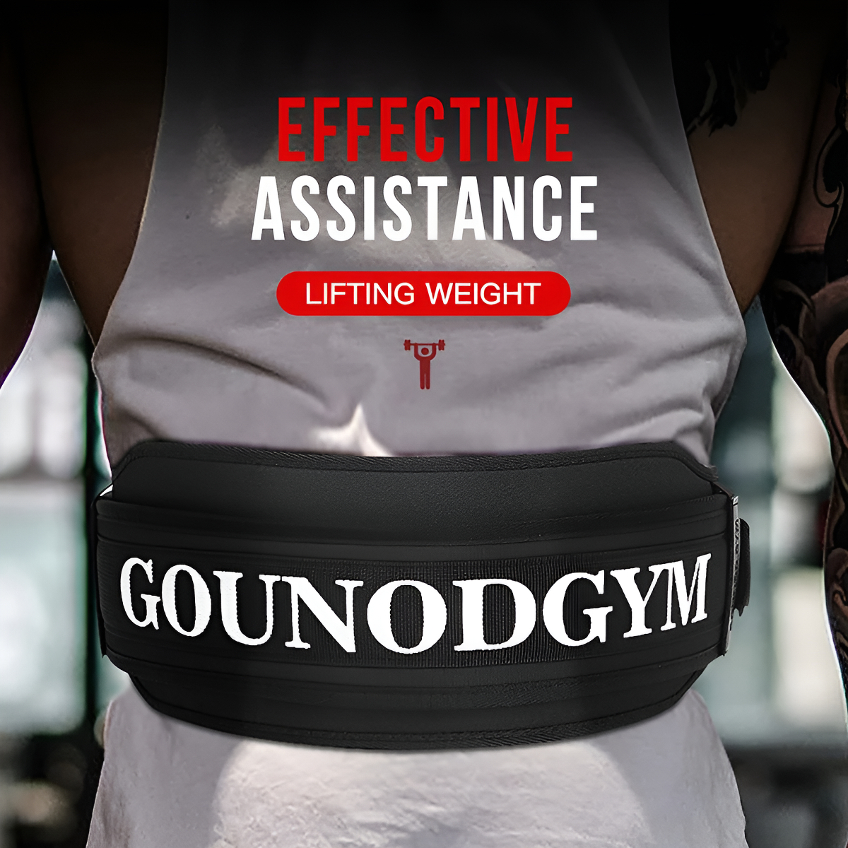 Cinturón Para Gimnasio Pesas Musculción Crossfit - Imagen 3