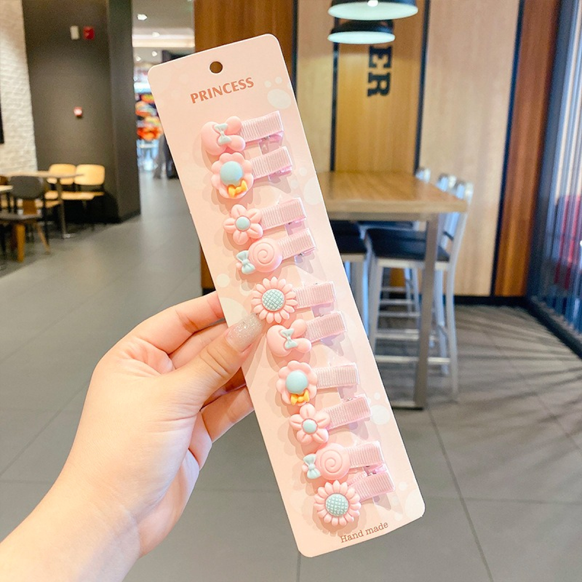 Set X 10 Broches De Pelo Reforzados Con Diseños - Imagen 10