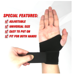 Muñequera Con Dedo Libre Para Gym Rehabilitación Lesion - Imagen 7