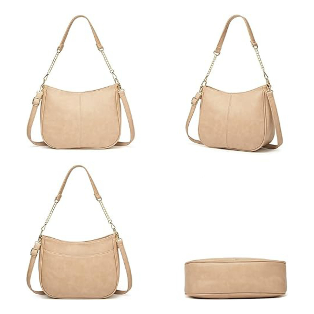 Cartera Bandolera Asa Con Cadena Para Mujer En Cuero Pu - Imagen 8