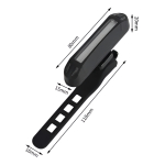 Luz Bicicleta Led Recargable Usb Trasera A Prueba De Agua - Imagen 5
