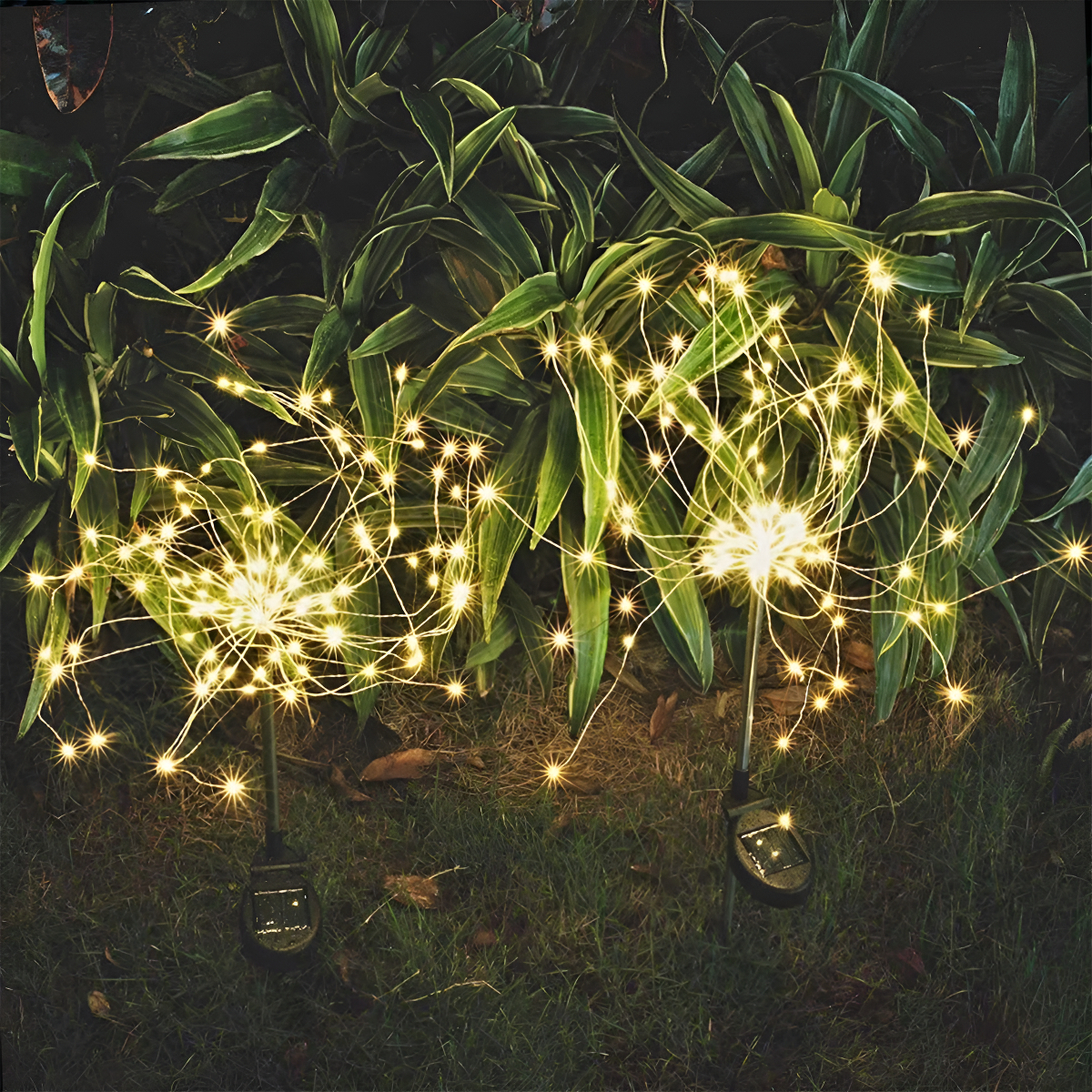 Espiga De Luces 90 Led Solares Resistentes Al Agua - Imagen 7