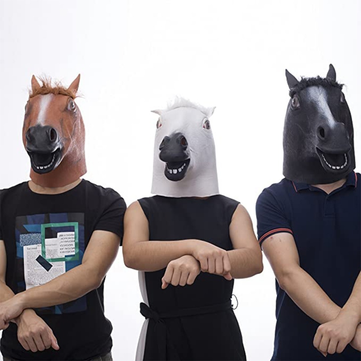 Mascara Caballo Latex Disfraz Halloween Horse - Imagen 14