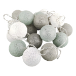 Guias Luces Cotton Ball Con Forma Esfera Led 3 Metros Guia - Imagen 5