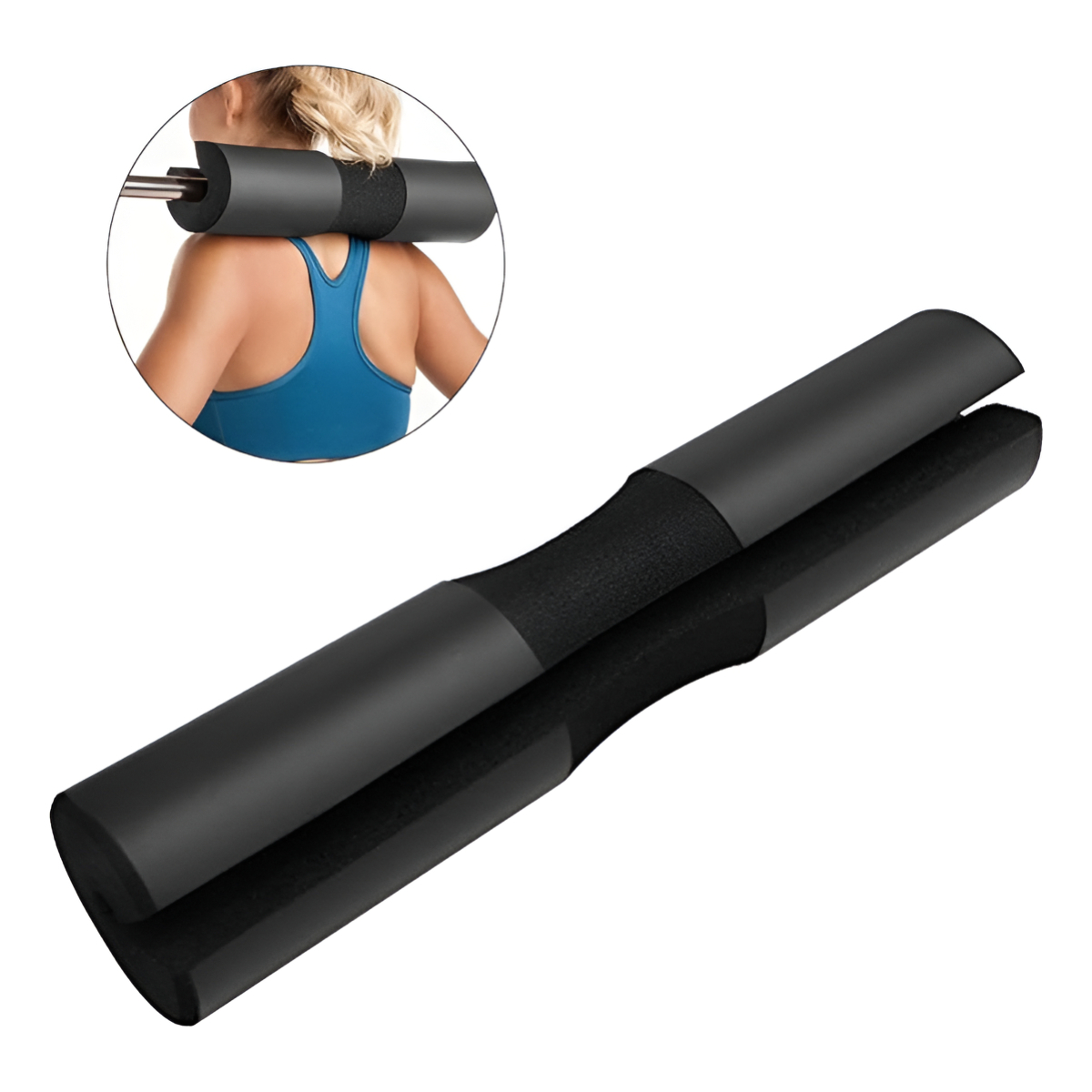 Almohadilla Protectora Ajustable Para Barra Sentadilla - Imagen 3