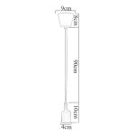 Colgantes Moderno Silicona Cable Textil 1mt Apto Led Vintage - Imagen 12