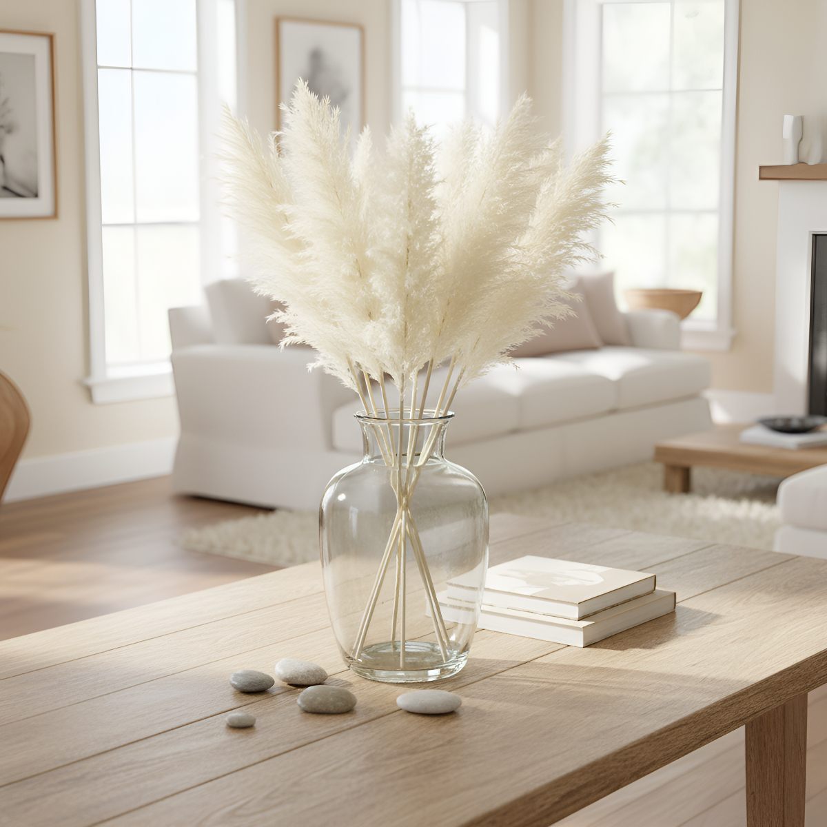 Cola De Zorro Artificial Plantas Artificiales Ramo Decorar - Imagen 3