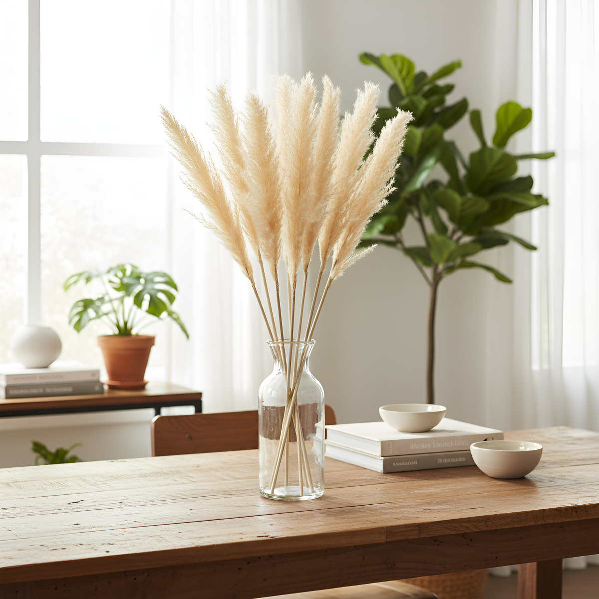 Cola De Zorro Artificial Plantas Artificiales Ramo Decorar - Imagen 1