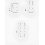 Soporte Candelabro Madera Decorativos Portavela Escandinavo - Imagen 3