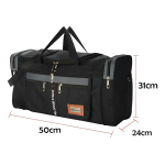 Bolso De Viaje Deportivo Reforzado 6 Bolsillos 50x24x31 Cm - Imagen 2