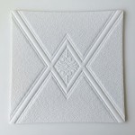 Revestimientos Adhesivo Panel 3d Blanco Diseño Triangular - Imagen 4