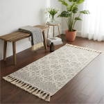 Alfombras Nórdicas Vintage Con Borlas Flecos Textil 90 Cm - Imagen 28