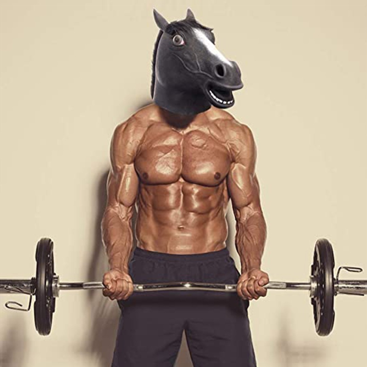 Mascara Caballo Latex Disfraz Halloween Horse - Imagen 4