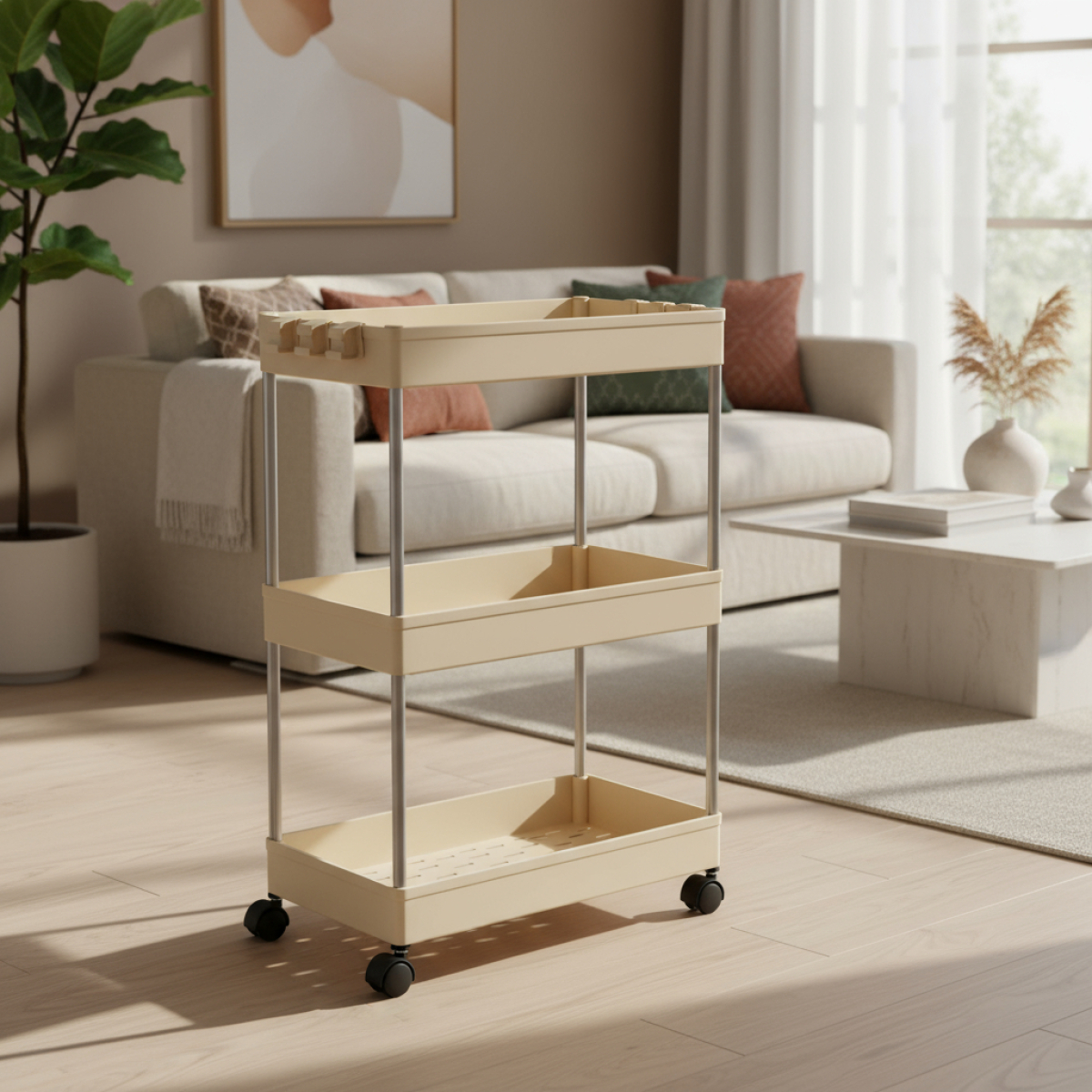 Organizador Espacios Reducidos Con Ruedas Cocina Baño - Imagen 1