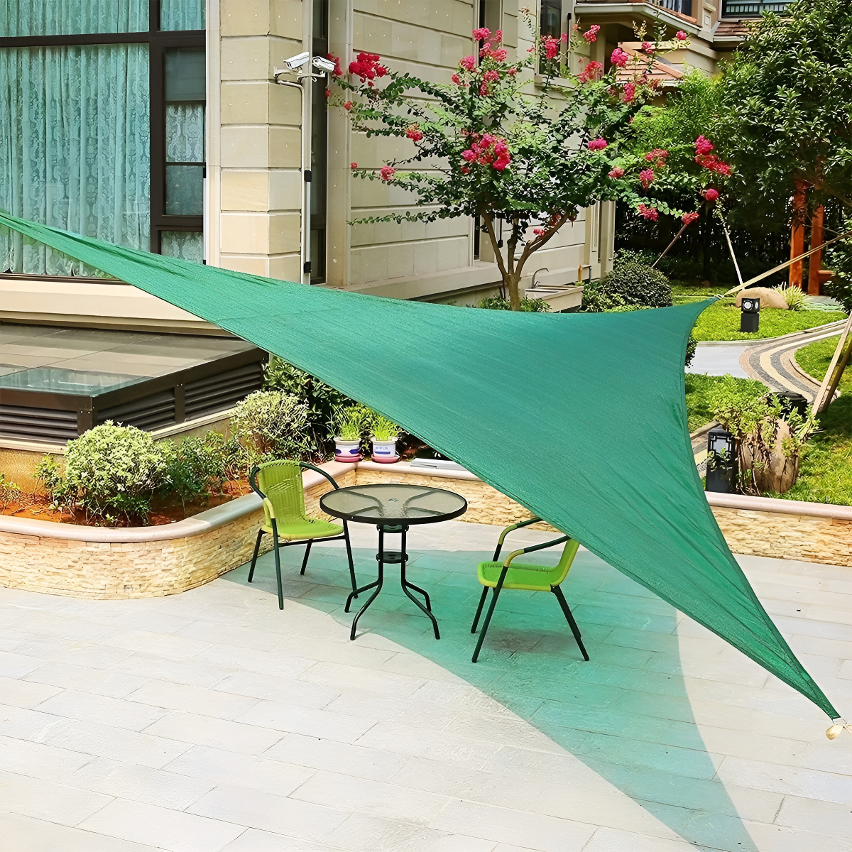Lona Toldo Triangular Filtro Uv Calidad 3x3x3 - Imagen 5