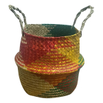 Cesto De Fibra Natural Canasto Decoración Multiuso Xxl - Imagen 4