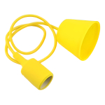 Colgantes Moderno Silicona Cable Textil 1mt Apto Led Vintage - Imagen 20