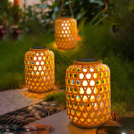 Lampara Farol Solar Colgante De Plástico Para Exteriores - Imagen 4
