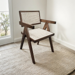 Silla Boho Con Apoyabrazos Para Interiores Living Comedor - Imagen 7