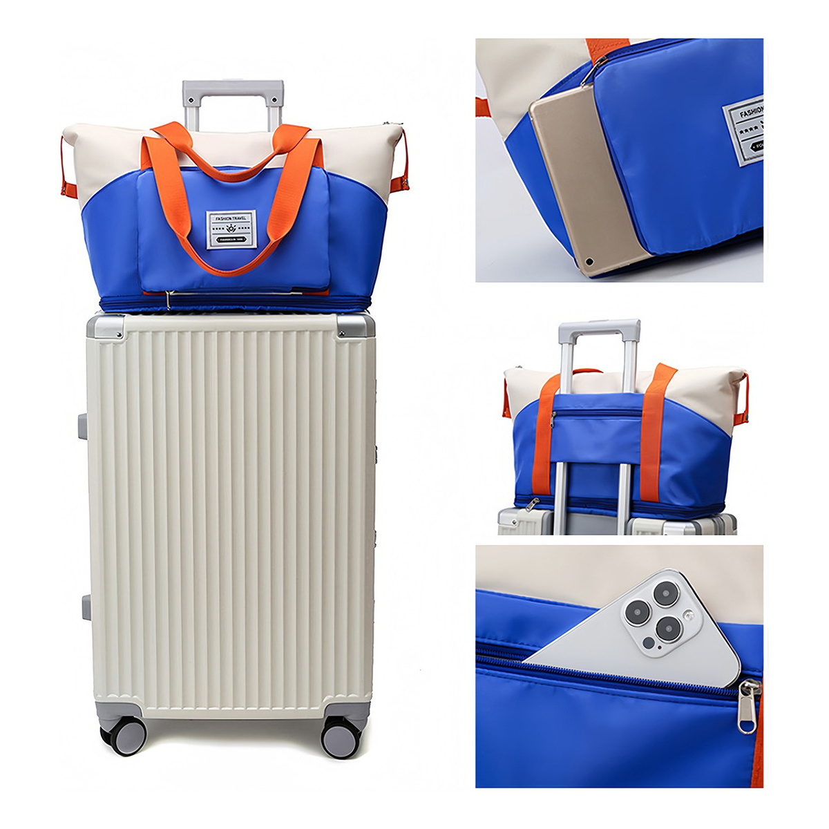 Bolso Cartera Plegable Deportes Gran Capacidad Fitness - Imagen 11