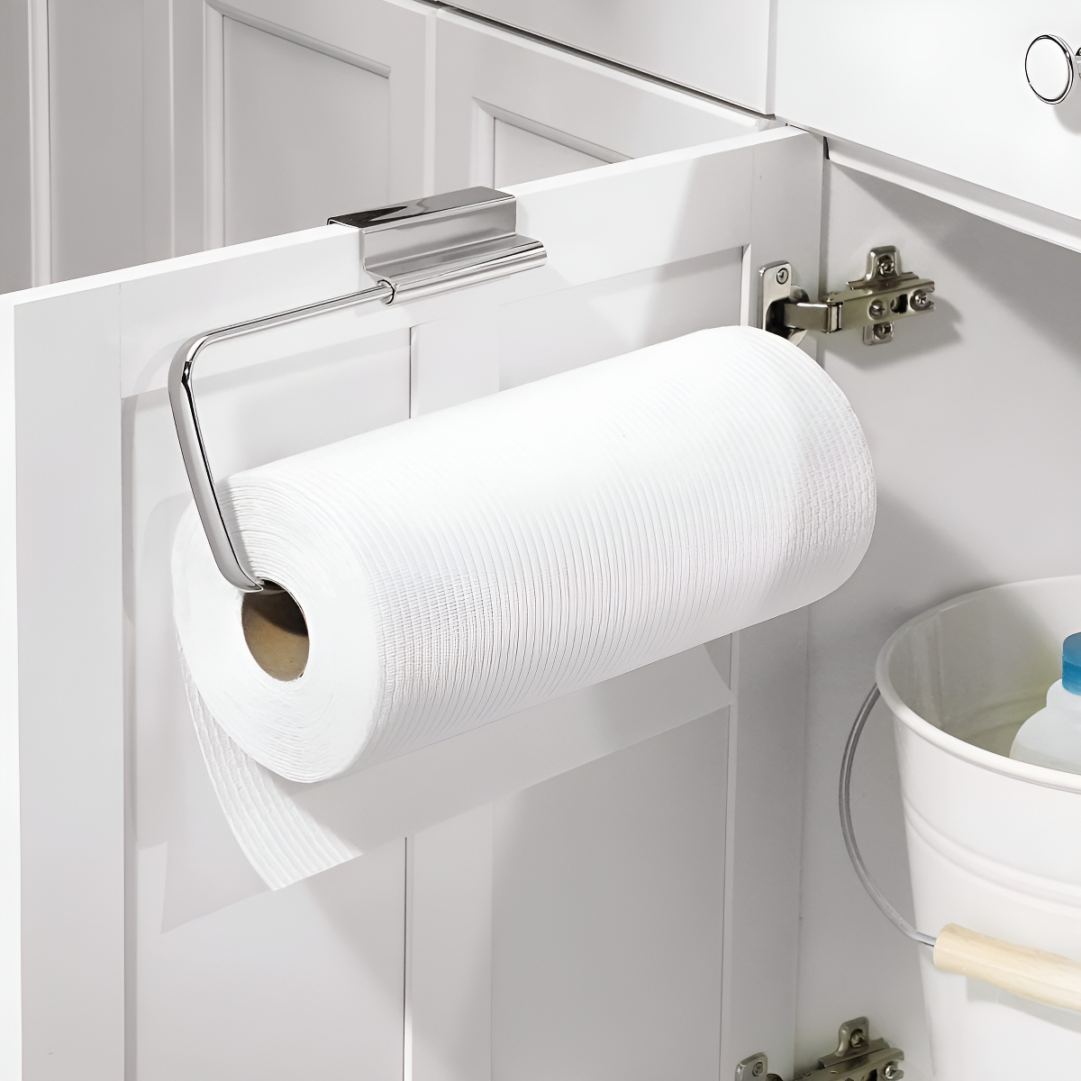 Porta Rollo Para Papel De Cocina Soporte Repasador - Imagen 3