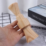 Porta Vela De Madera Soporte Candelabro Decoración 16 Cm - Imagen 2