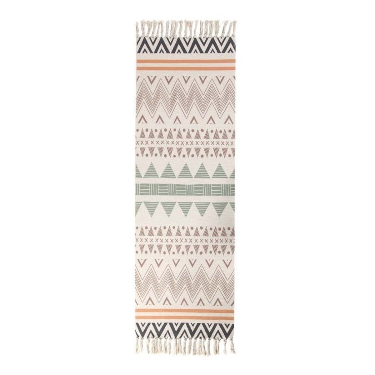 Alfombras Nórdicas Vintage Con Borlas Flecos Textil 90 Cm - Imagen 13