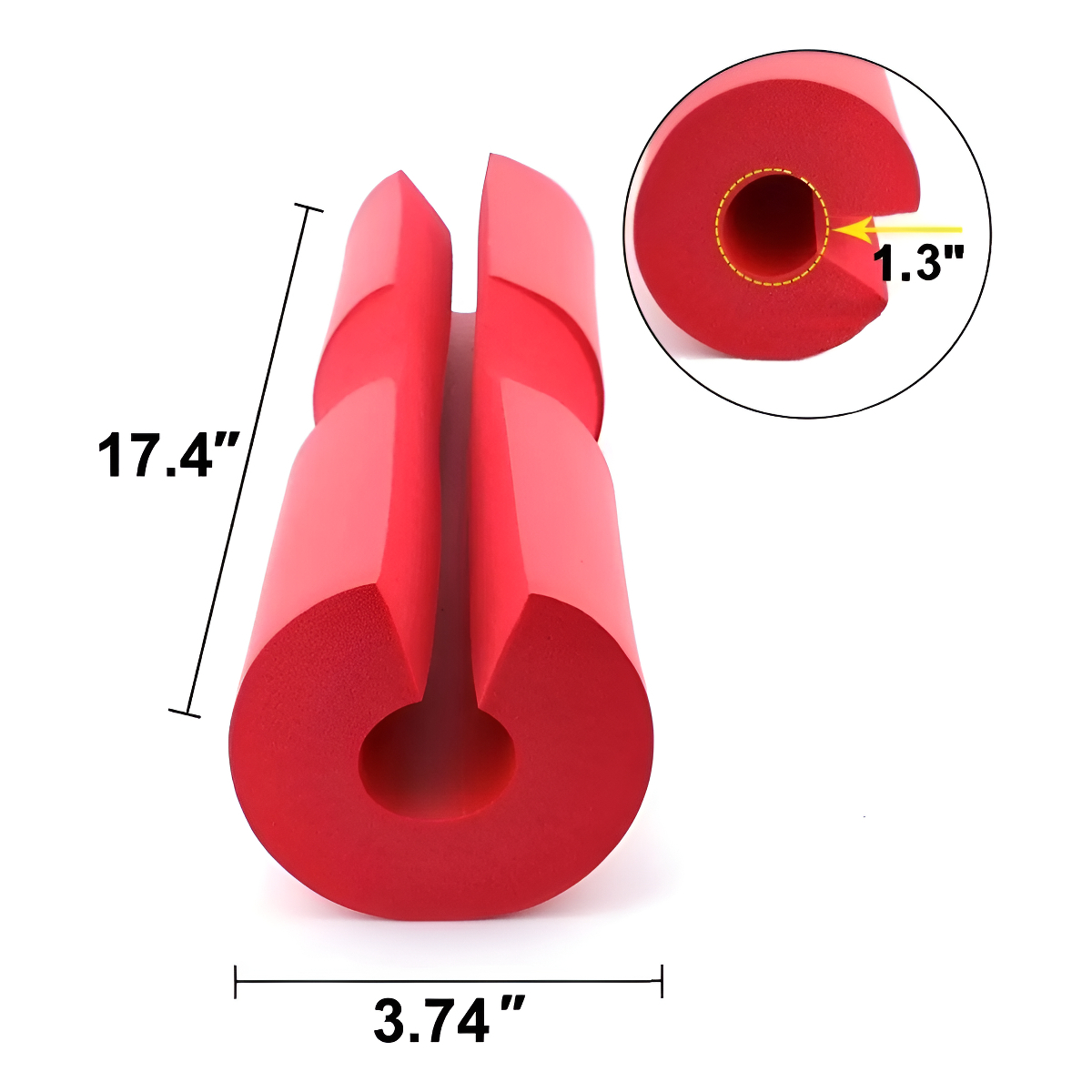 Almohadilla Protectora Ajustable Para Barra Sentadilla - Imagen 15