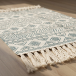 Alfombras Nórdicas Vintage Con Borlas Flecos Textil 90 Cm - Imagen 43
