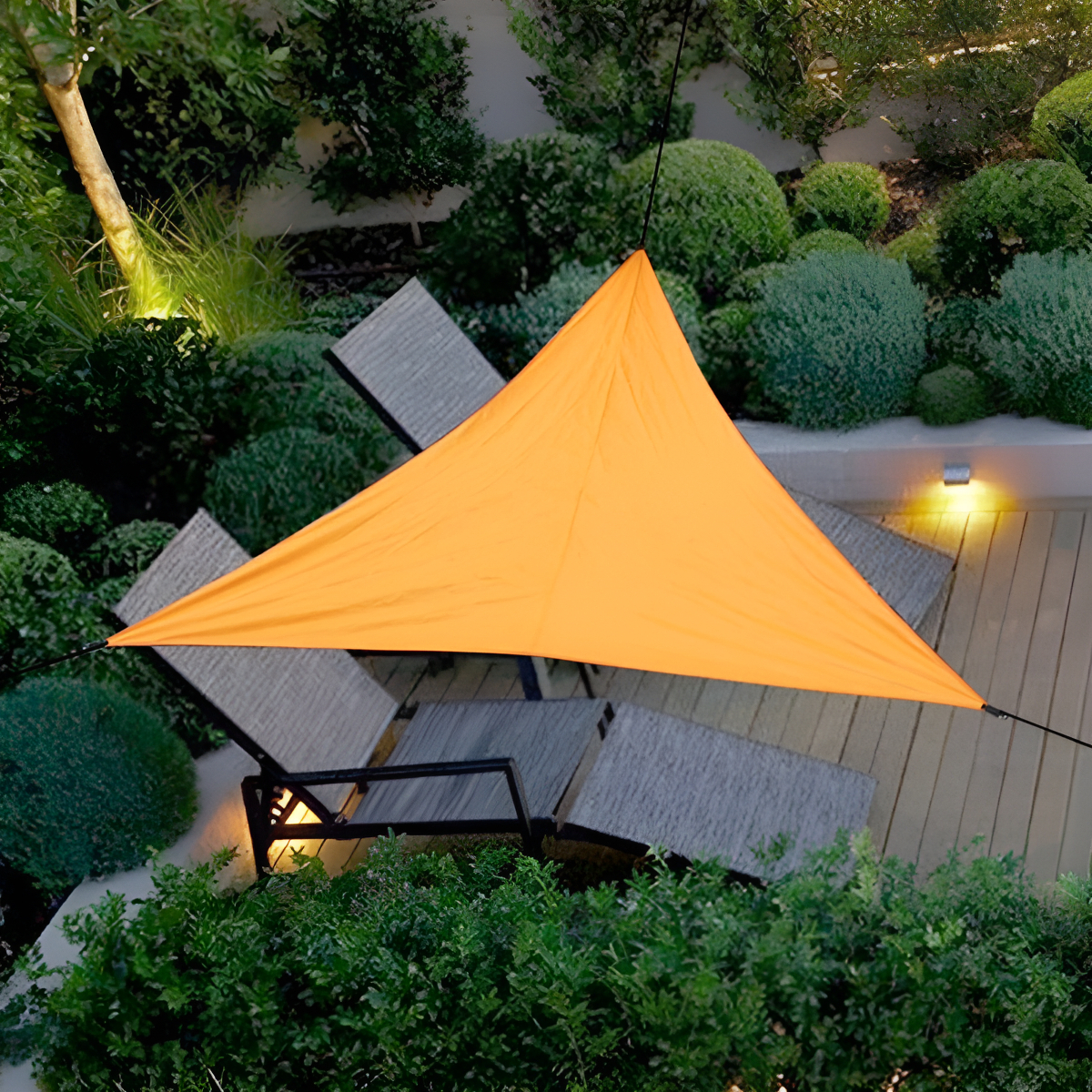 Lona Toldo Triangular Filtro Uv Calidad 3x3x3 - Imagen 2