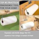 Porta Rollo Para Papel De Cocina Soporte Repasador - Imagen 8