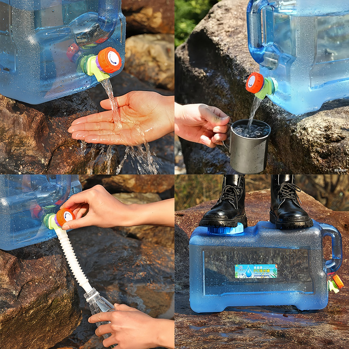 Dispensador De Agua 12 Litros Camping Bidon - Imagen 6